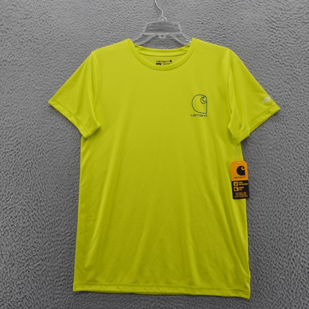 Carhartt Kids Force Sun Defender T-Shirt Evening Primrose‎ Yellow L 14/16 NEW